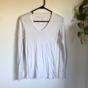 🌊white gap long sleeve